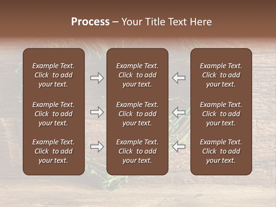 Wood Natural Grass PowerPoint Template