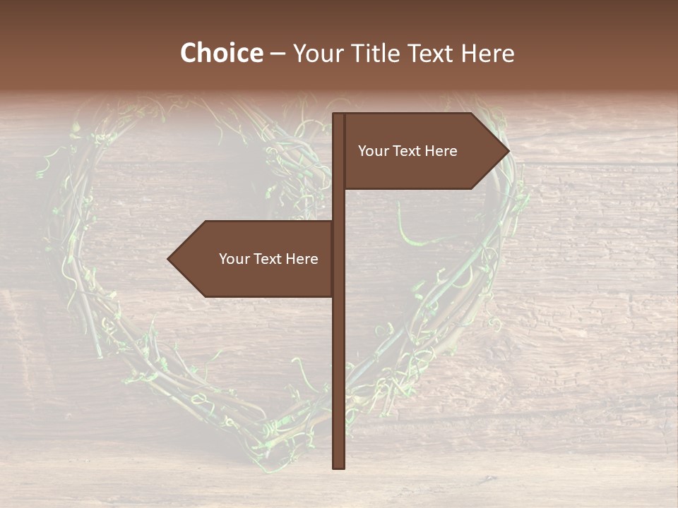 Wood Natural Grass PowerPoint Template