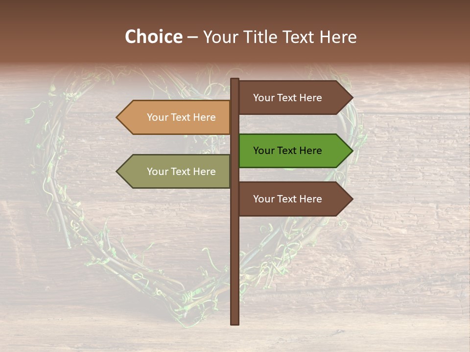 Wood Natural Grass PowerPoint Template