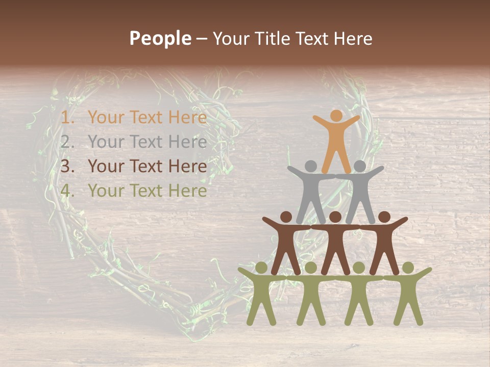 Wood Natural Grass PowerPoint Template