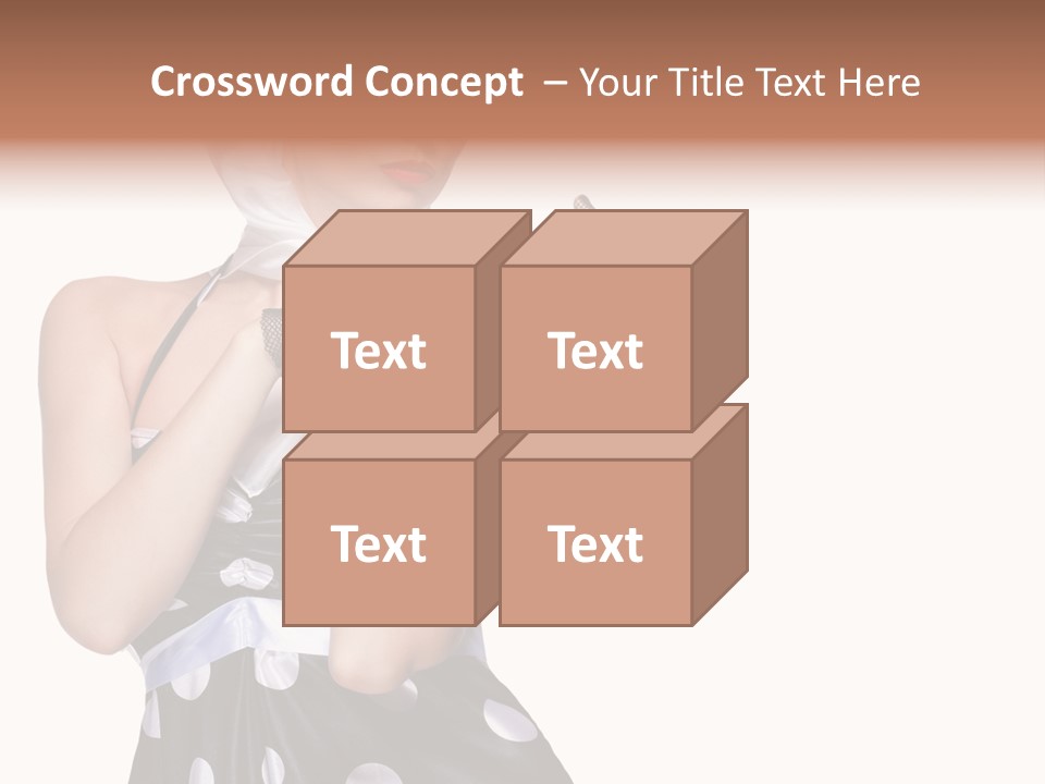 Retro One Gloves PowerPoint Template