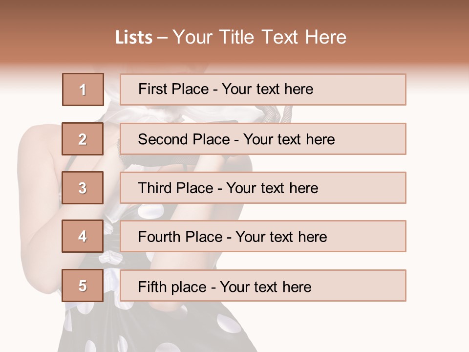 Retro One Gloves PowerPoint Template