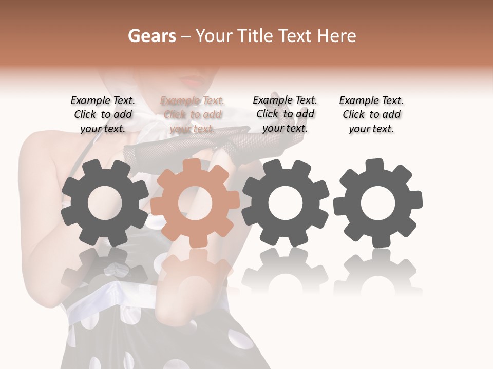 Retro One Gloves PowerPoint Template