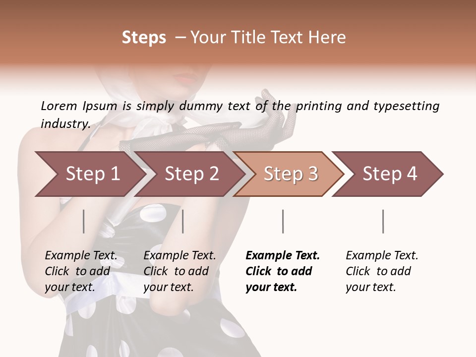 Retro One Gloves PowerPoint Template