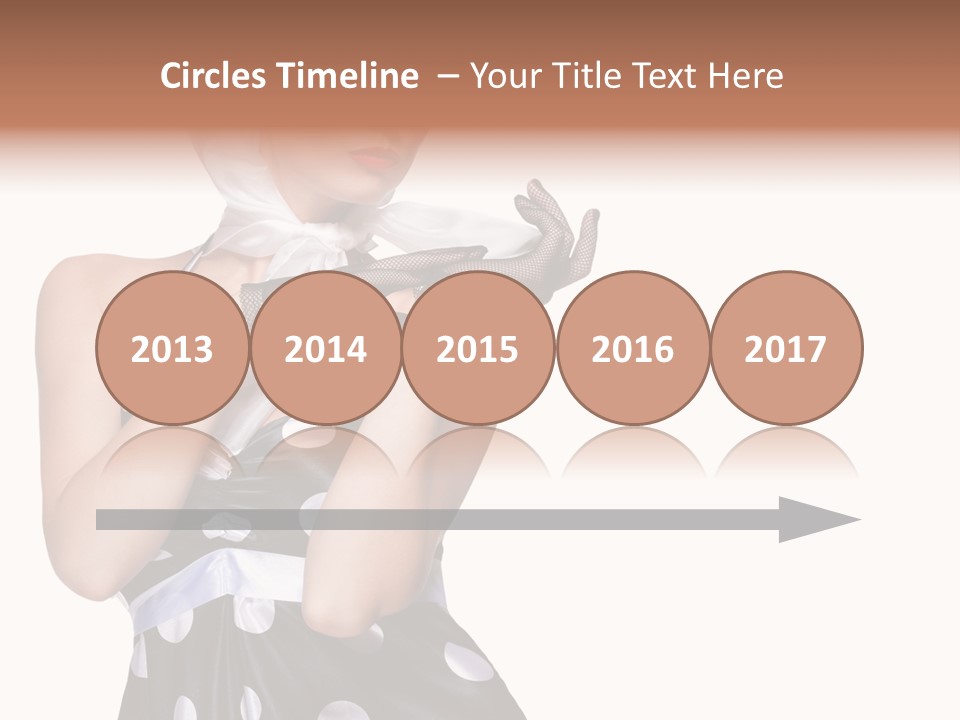 Retro One Gloves PowerPoint Template