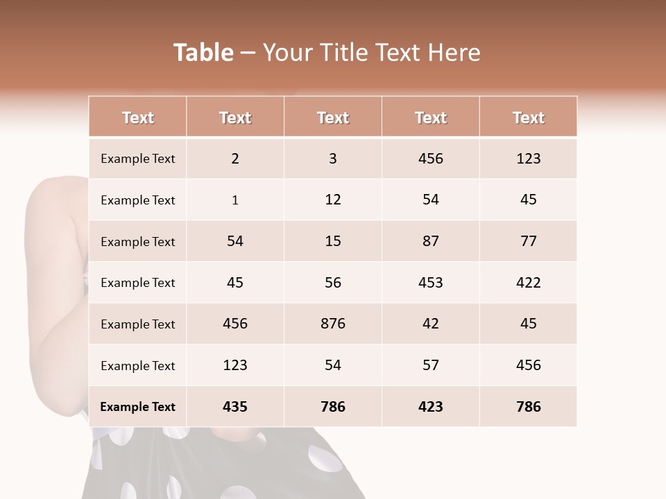 Retro One Gloves PowerPoint Template