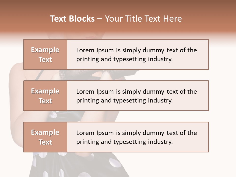 Retro One Gloves PowerPoint Template