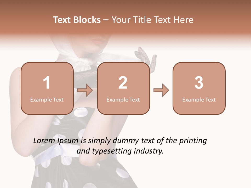Retro One Gloves PowerPoint Template