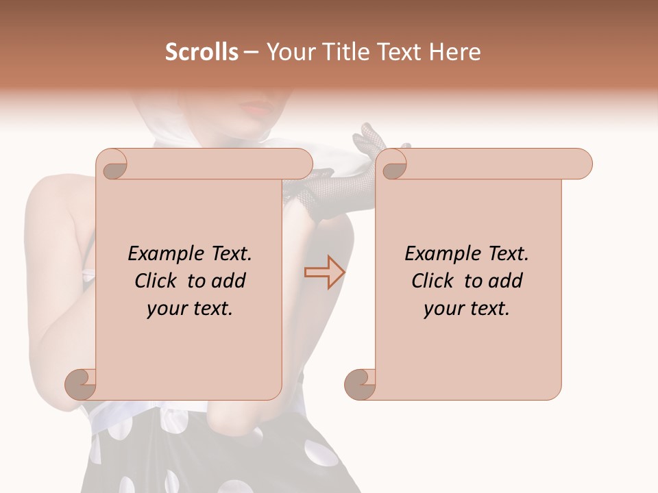 Retro One Gloves PowerPoint Template