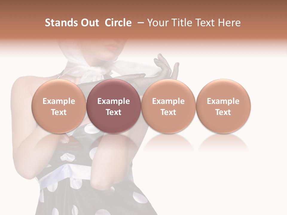 Retro One Gloves PowerPoint Template