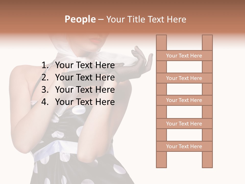 Retro One Gloves PowerPoint Template