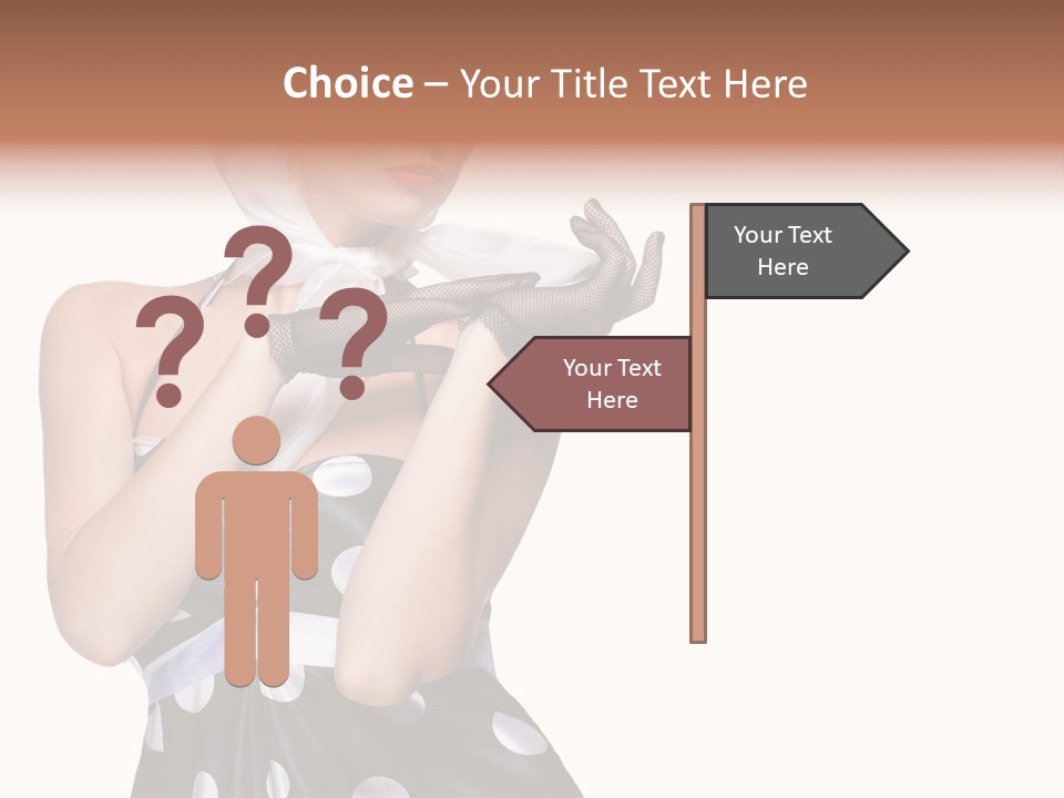 Retro One Gloves PowerPoint Template