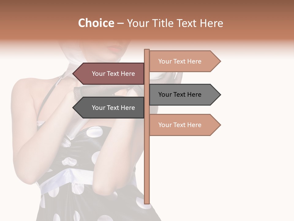 Retro One Gloves PowerPoint Template