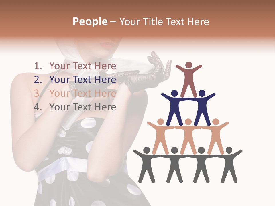 Retro One Gloves PowerPoint Template