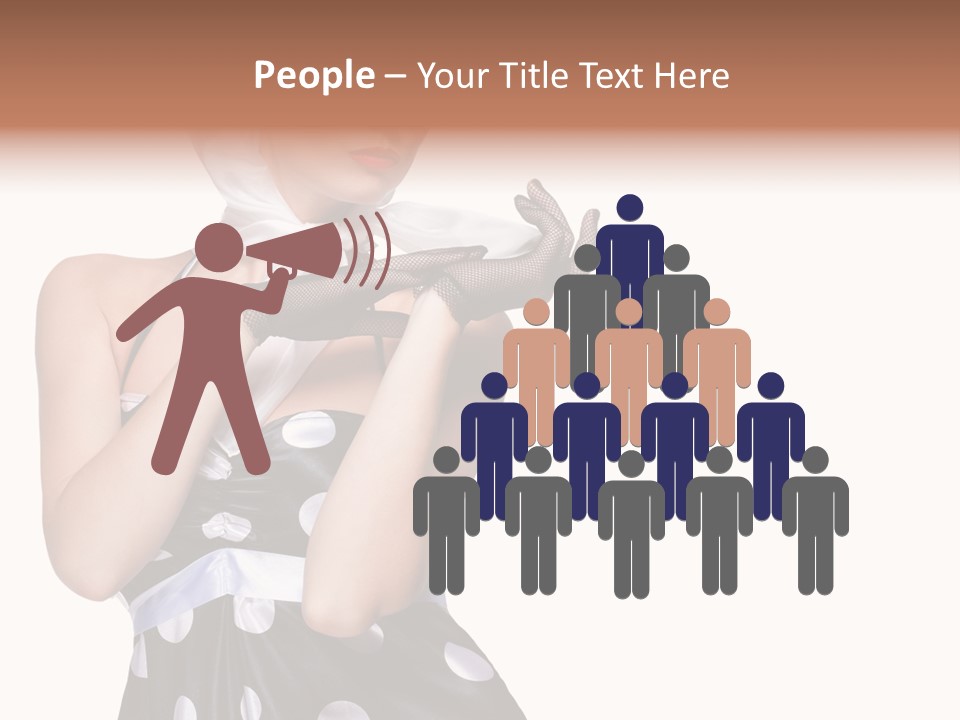 Retro One Gloves PowerPoint Template