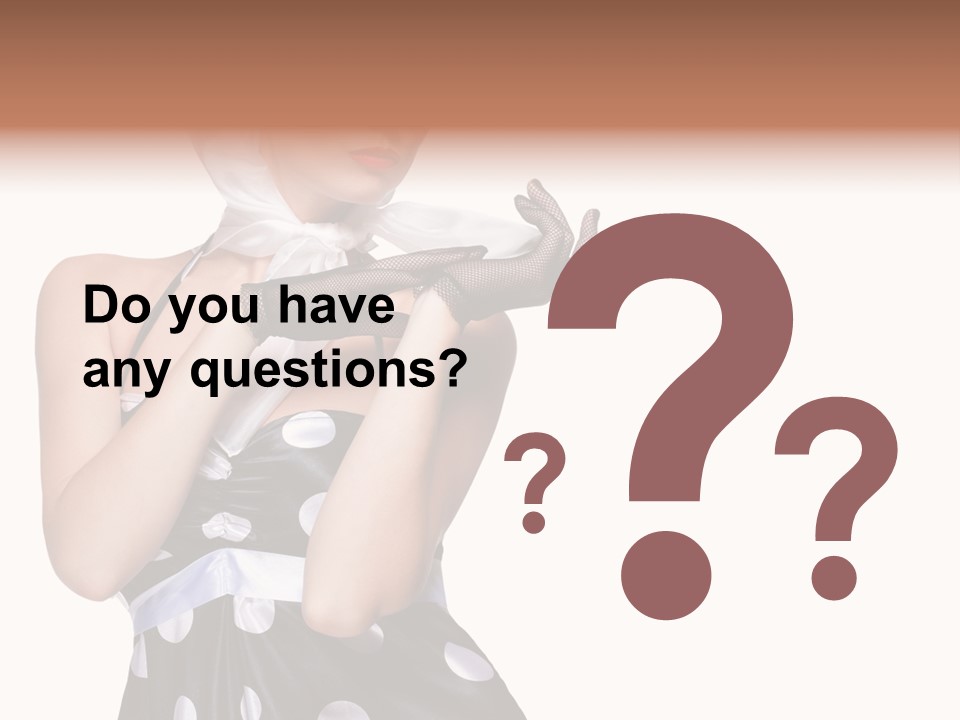 Retro One Gloves PowerPoint Template