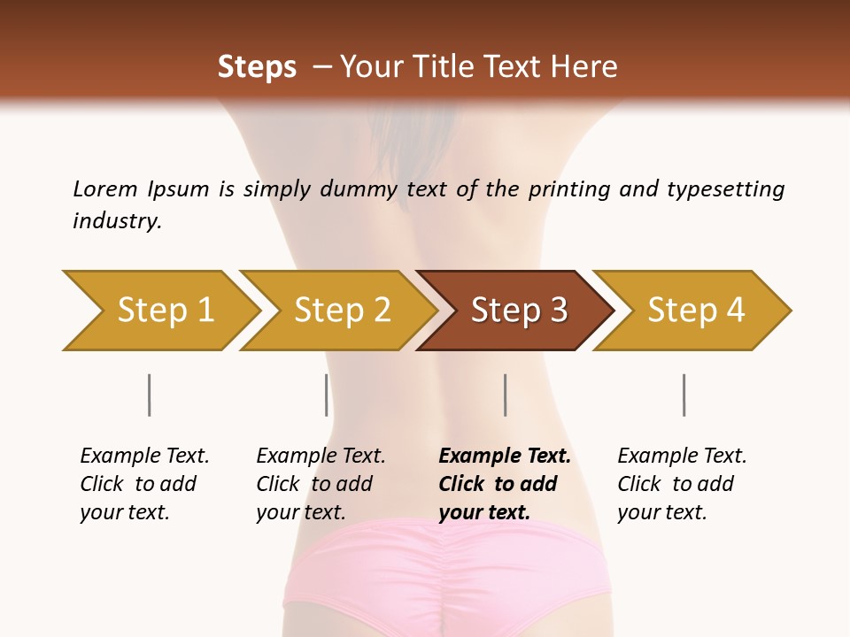 Sensual Hot Woman PowerPoint Template