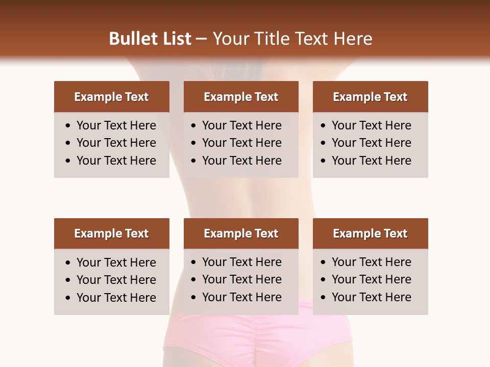 Sensual Hot Woman PowerPoint Template