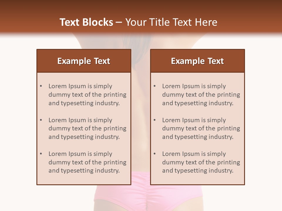 Sensual Hot Woman PowerPoint Template