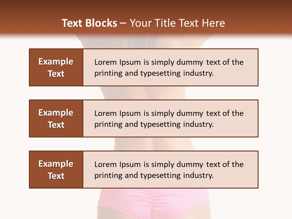 Sensual Hot Woman PowerPoint Template