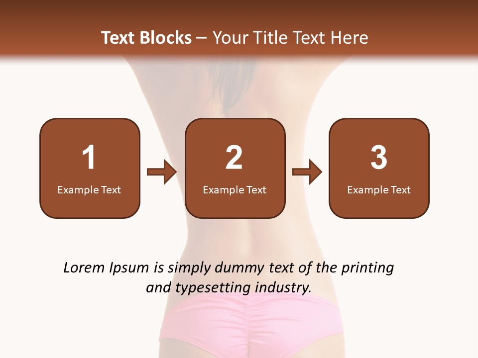 Sensual Hot Woman PowerPoint Template