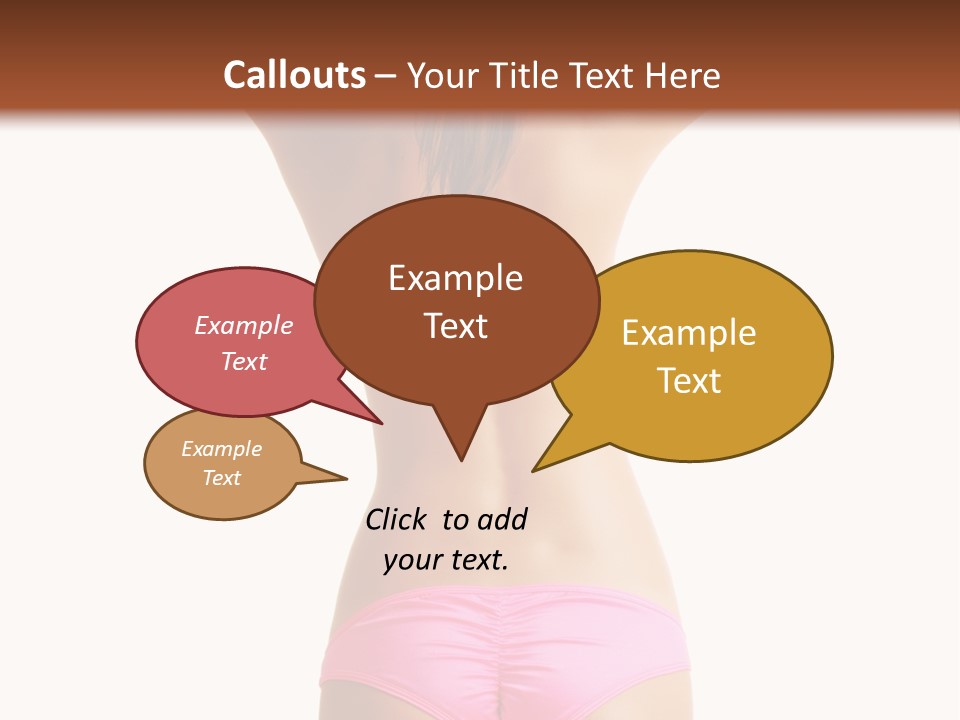 Sensual Hot Woman PowerPoint Template