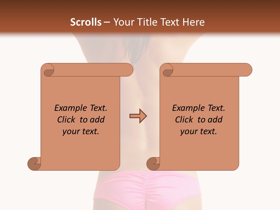 Sensual Hot Woman PowerPoint Template