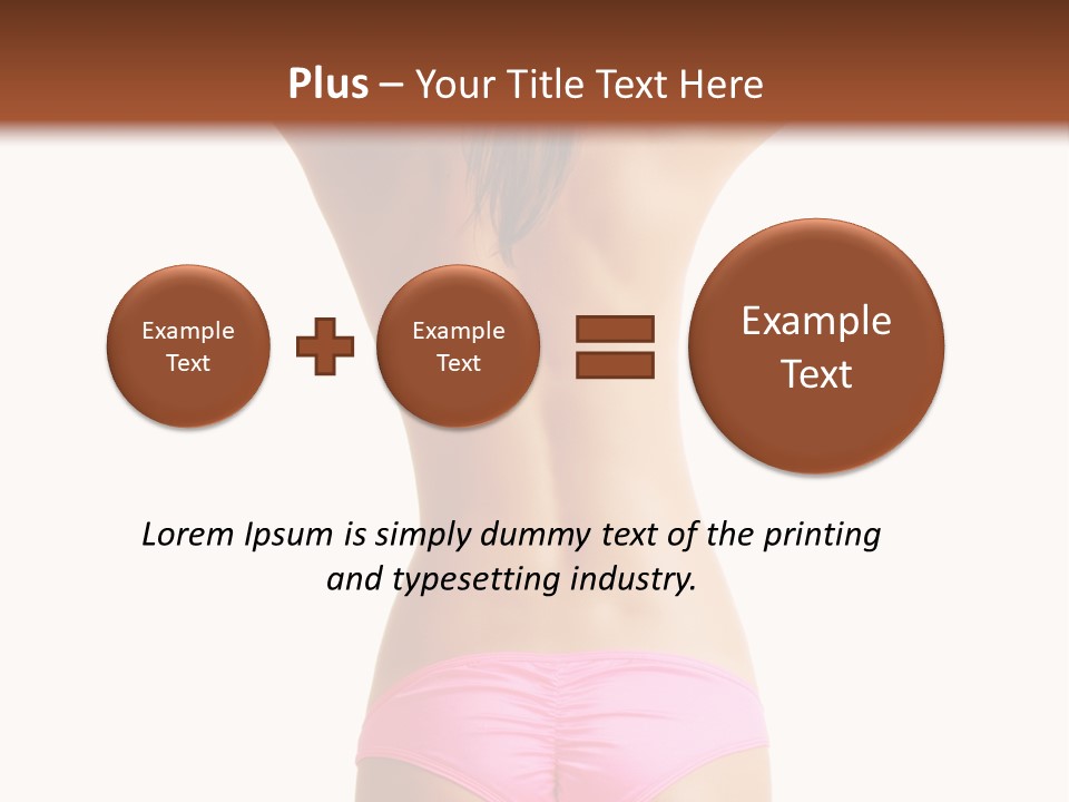 Sensual Hot Woman PowerPoint Template