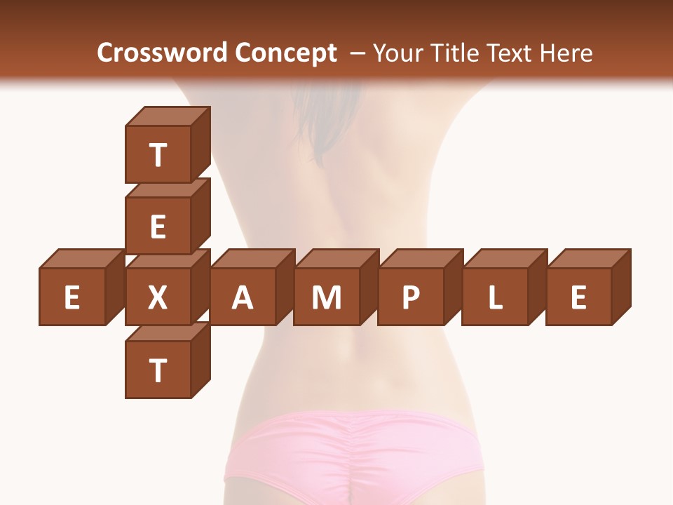 Sensual Hot Woman PowerPoint Template