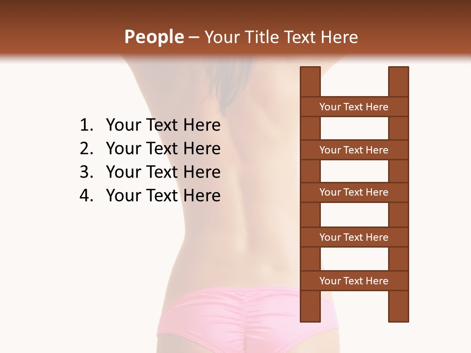 Sensual Hot Woman PowerPoint Template