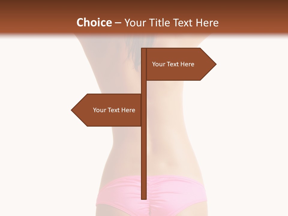 Sensual Hot Woman PowerPoint Template