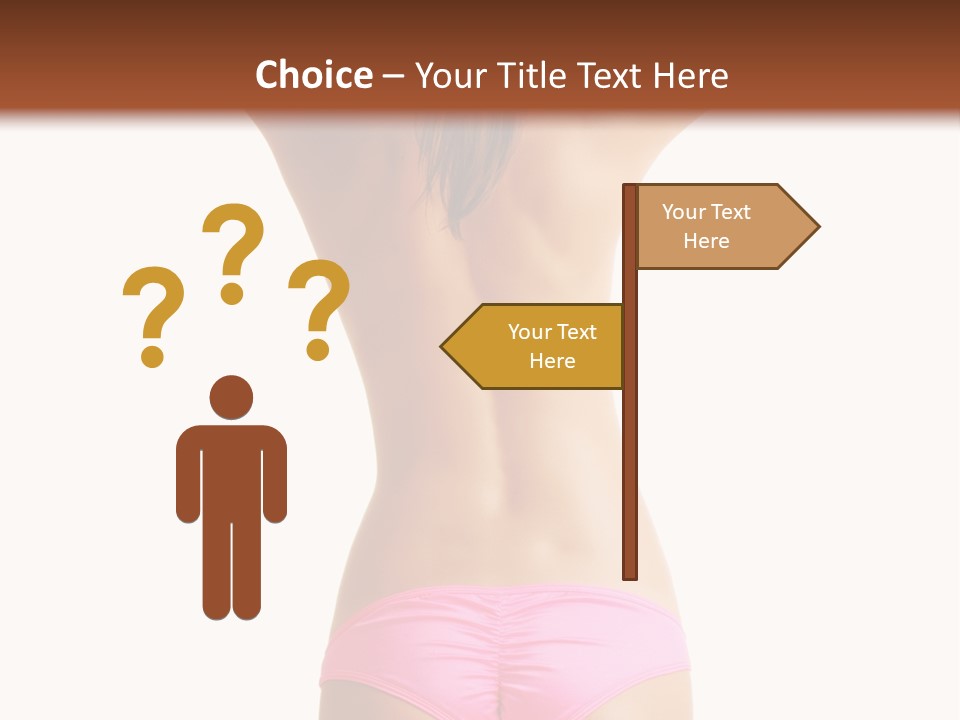 Sensual Hot Woman PowerPoint Template