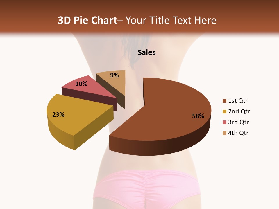 Sensual Hot Woman PowerPoint Template