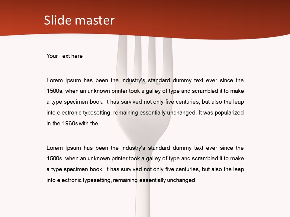 Eat Fast Cooked PowerPoint Template