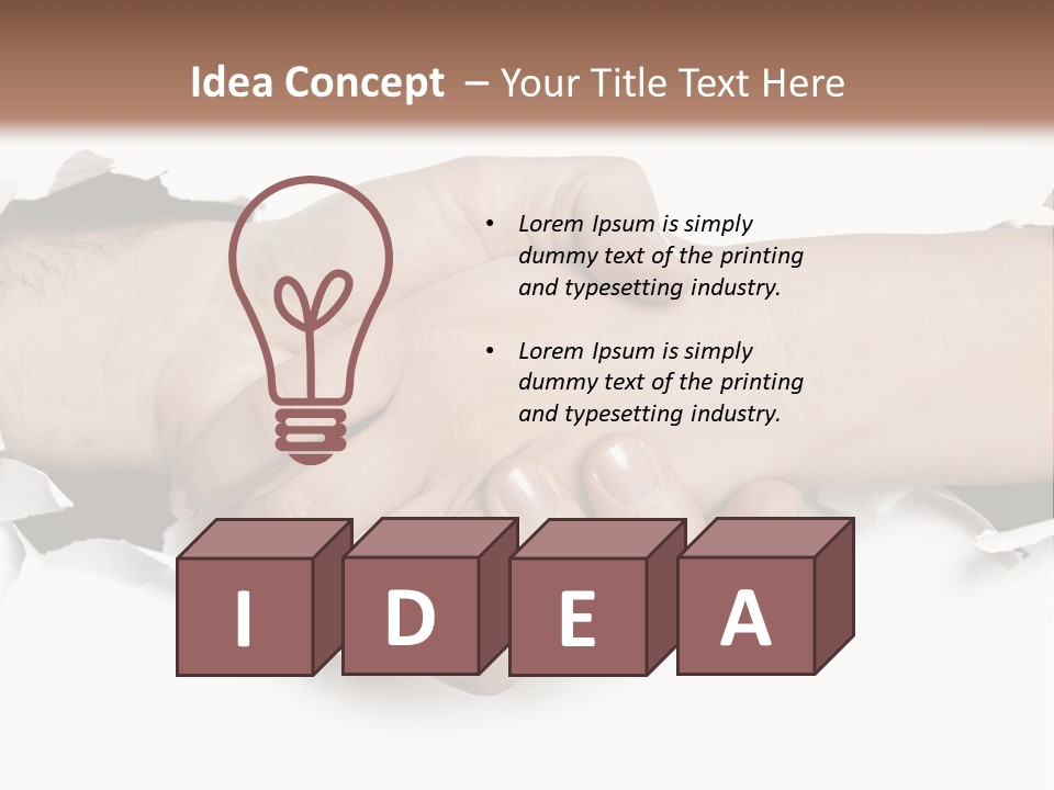 Image Deal Reveal PowerPoint Template