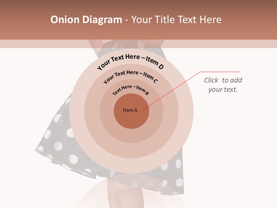 Model Glamour Caucasian PowerPoint Template