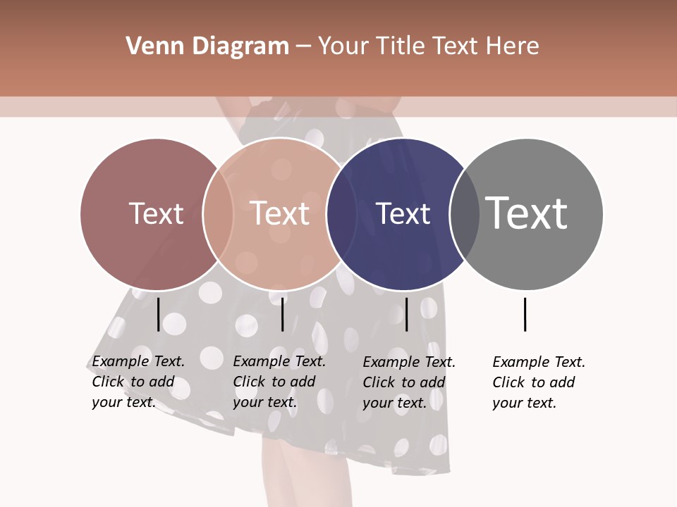 Model Glamour Caucasian PowerPoint Template