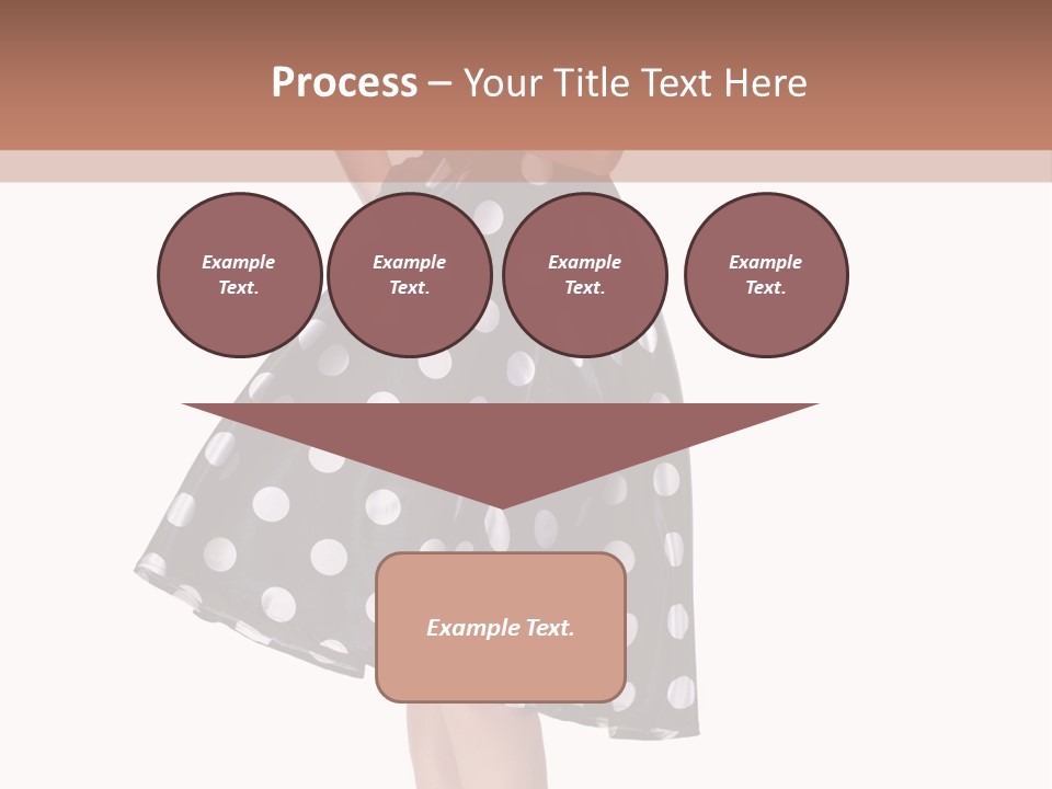 Model Glamour Caucasian PowerPoint Template