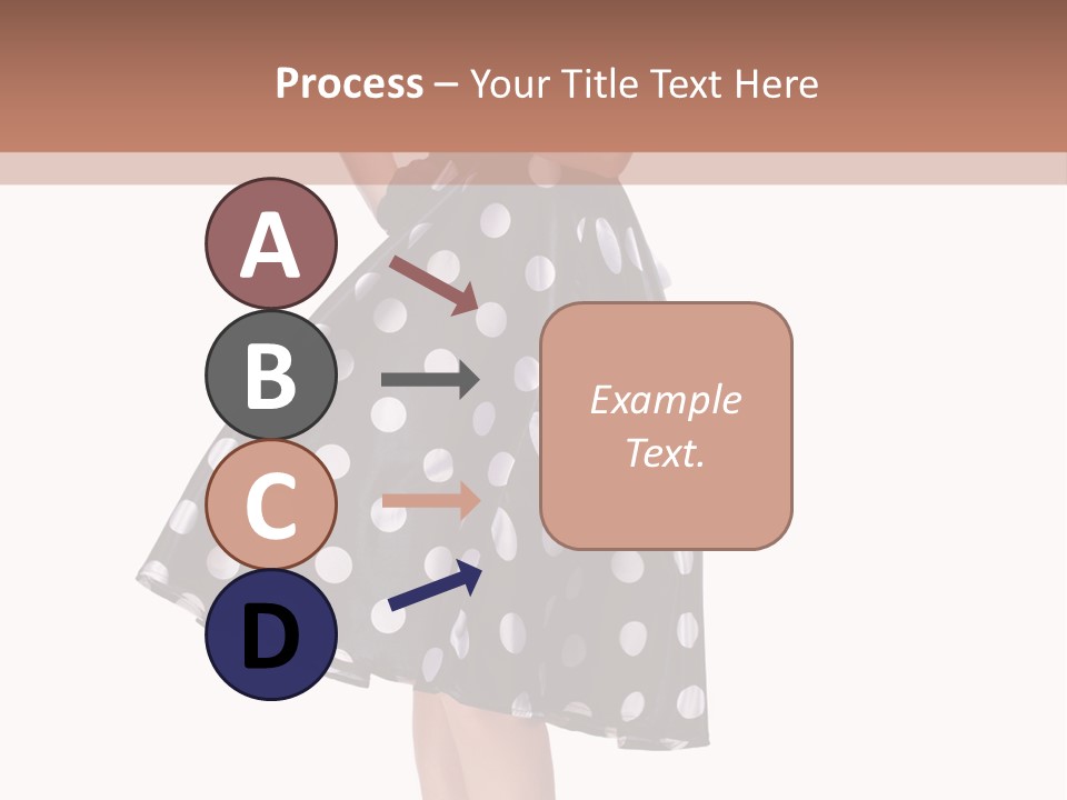 Model Glamour Caucasian PowerPoint Template