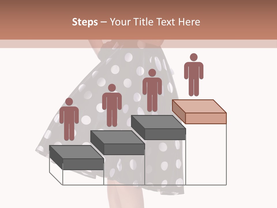 Model Glamour Caucasian PowerPoint Template