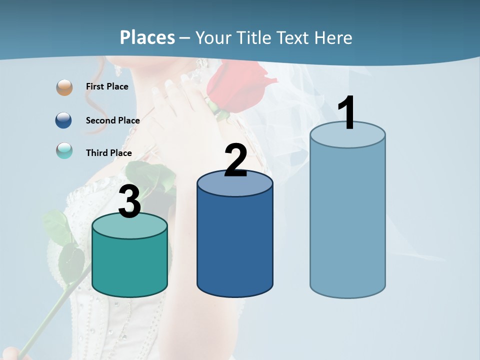 Gown Veil Hand PowerPoint Template