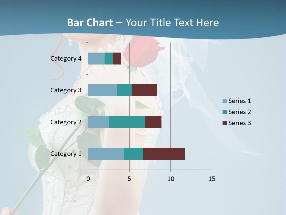 Gown Veil Hand PowerPoint Template