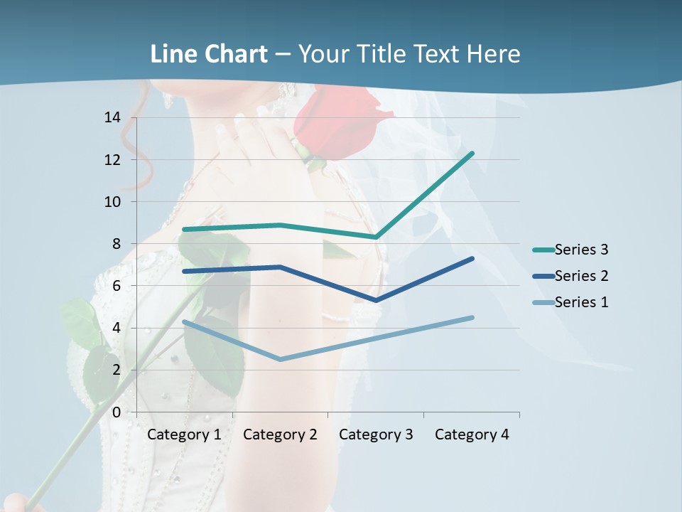 Gown Veil Hand PowerPoint Template