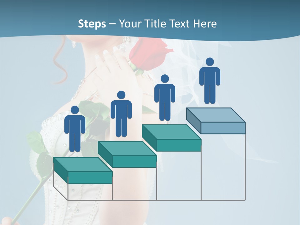 Gown Veil Hand PowerPoint Template