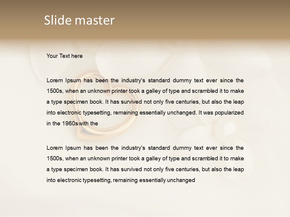 Marriage Shine Background PowerPoint Template