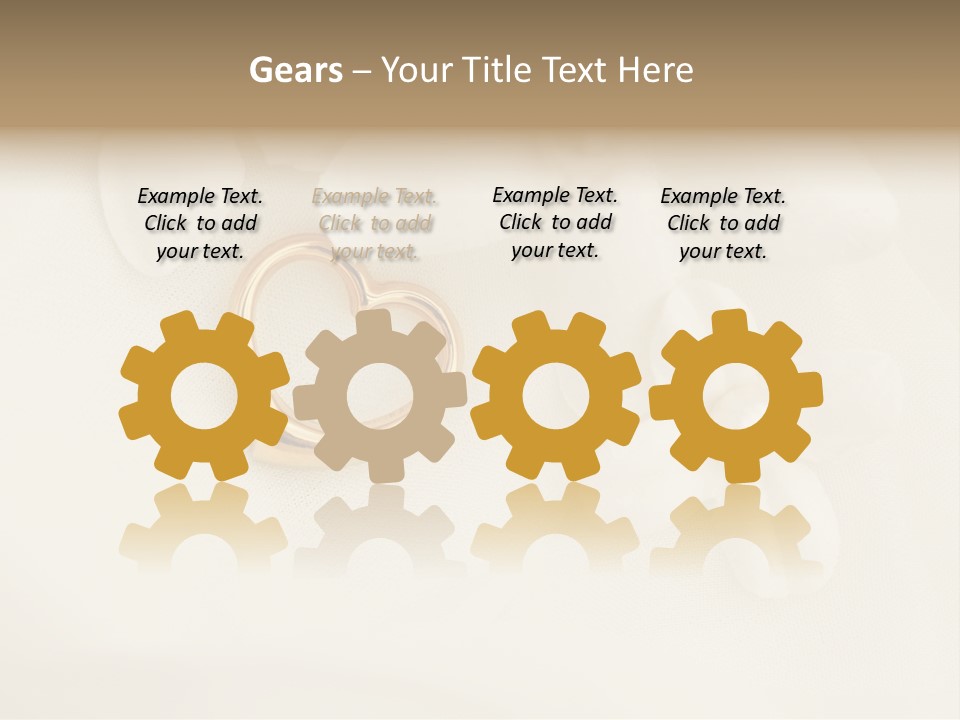 Marriage Shine Background PowerPoint Template