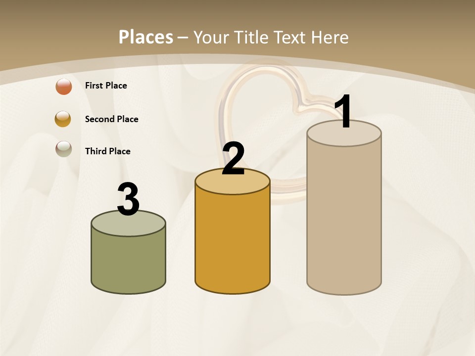 Silk Golden Sign PowerPoint Template