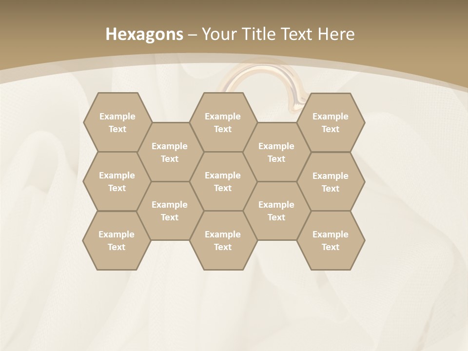 Silk Golden Sign PowerPoint Template