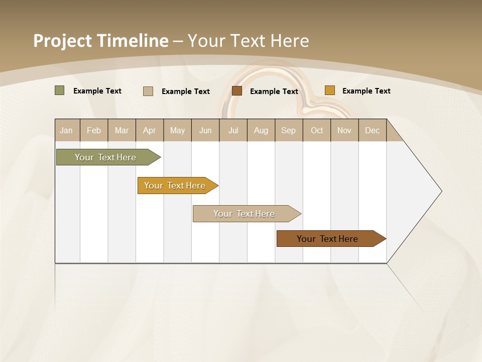 Silk Golden Sign PowerPoint Template