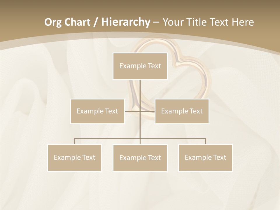 Silk Golden Sign PowerPoint Template